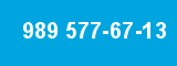 989 577-67-13 989 577-67-13